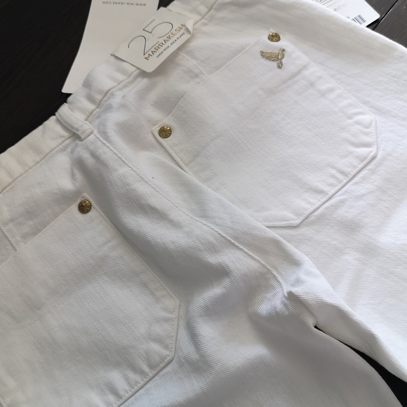 white kick flare jeans - Picture 4 of 4